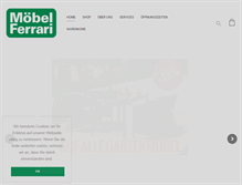 Tablet Screenshot of moebel-ferrari.ch